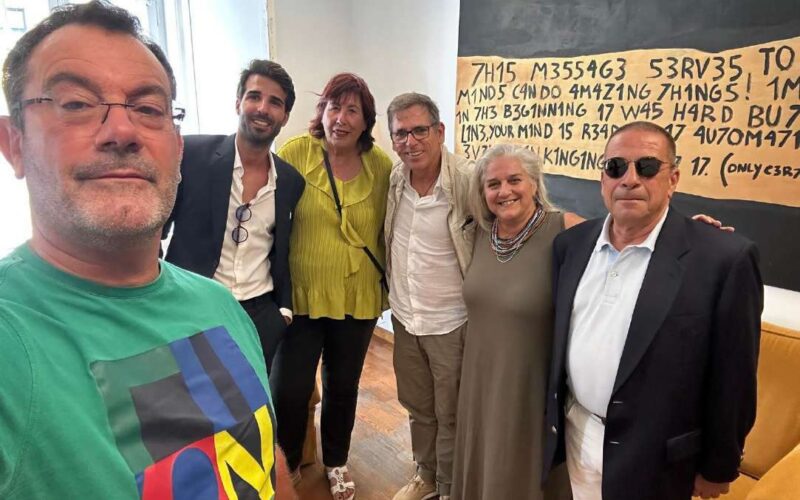 Representantes da Direção da Federação antes de uma reunião na Secretaria de Estado do Ministério do Ambiente e da Energia (2024 © Arq. FPCP)